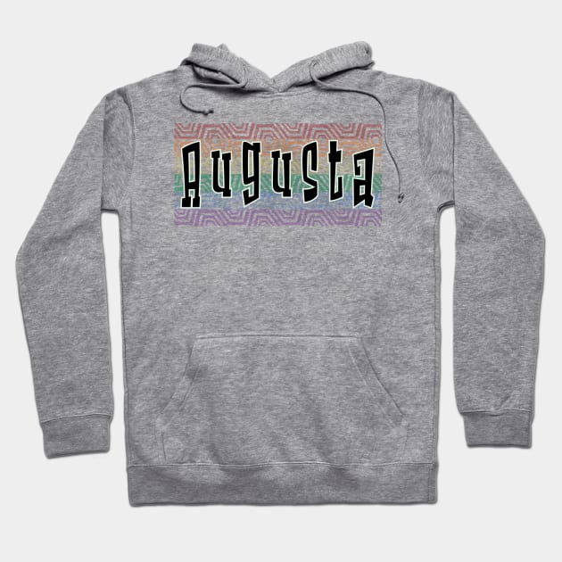 LGBTQ PATTERN AMERICA AUGUSTA Hoodie by Zodiac BeMac